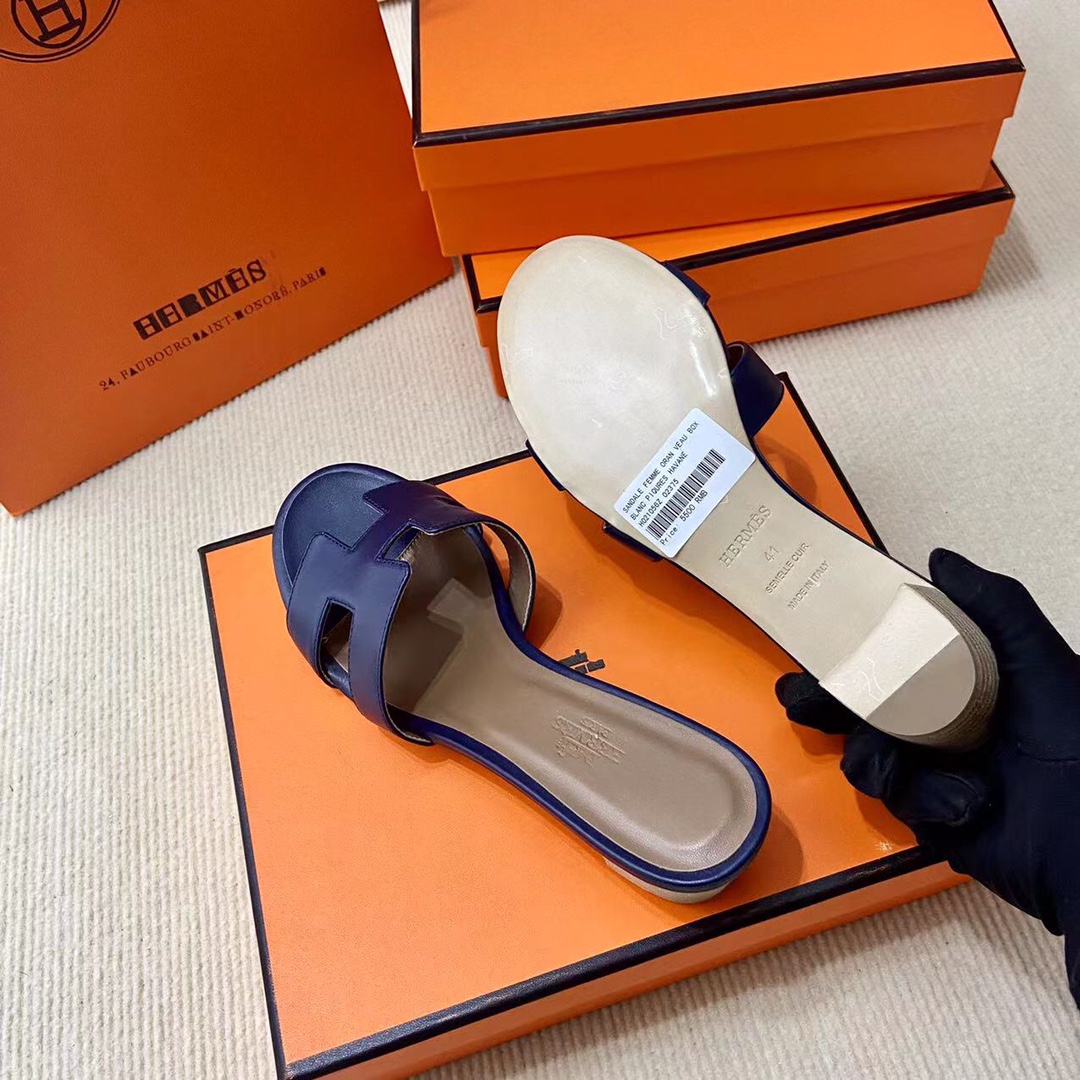 에르메스 올수공 오아시스 슬리퍼 샌들 스위프트 40